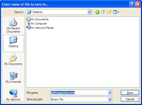 LightLogger Keylogger Spara till Dialog